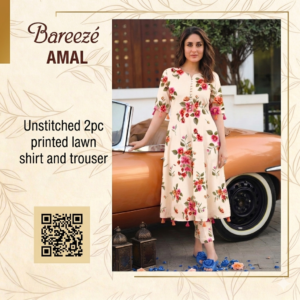 Bareeze 2 Piece - Printed Suit