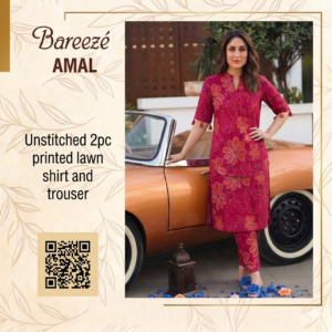 Bareeze 2 Piece - Printed Suit