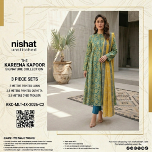 Nishat 3 Piece - Printed Suit