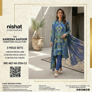 Nishat 3 Piece - Printed Suit