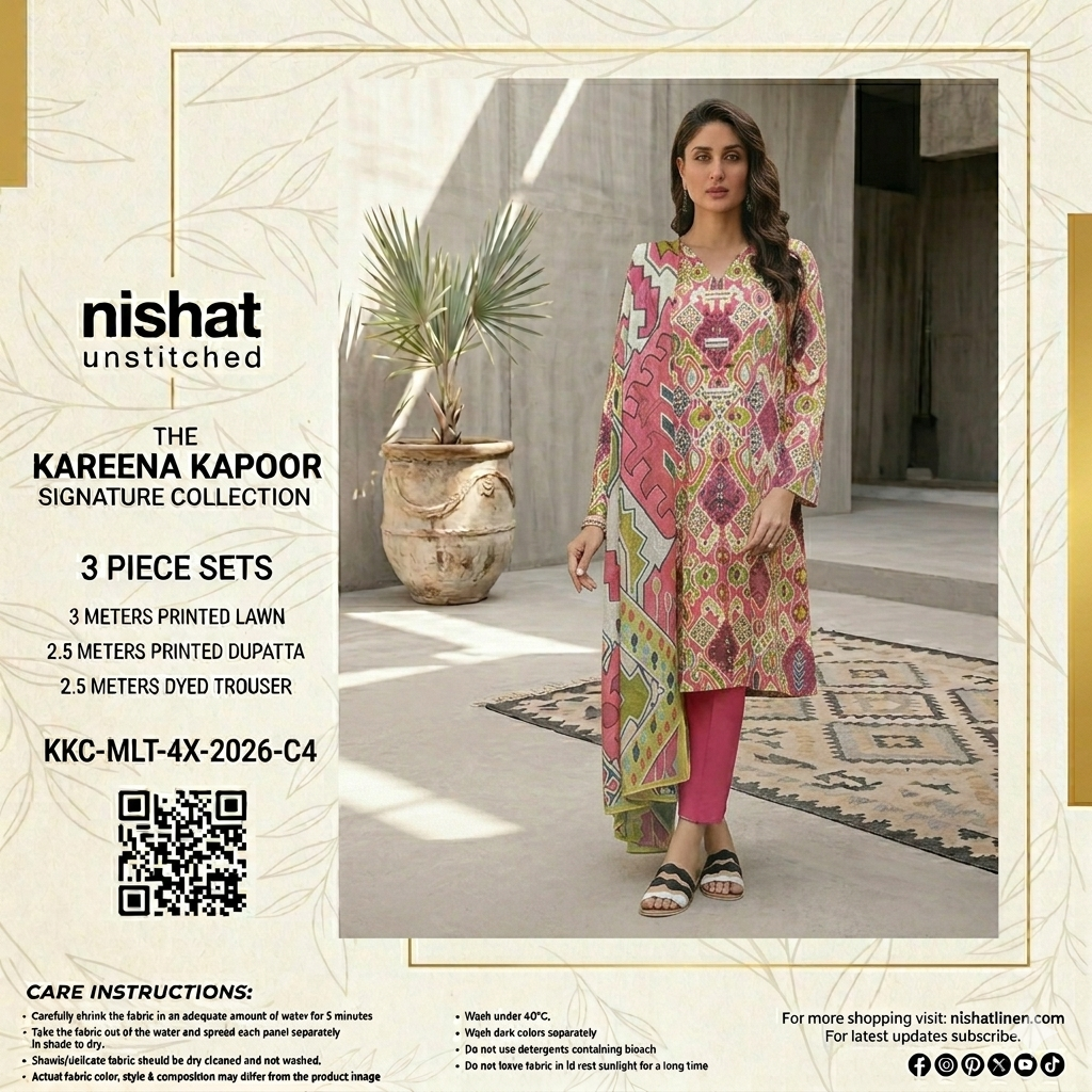 Nishat 3 Piece - Printed Suit