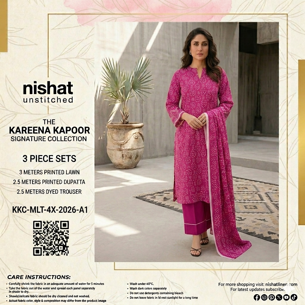 Nishat 3 Piece - Printed Suit